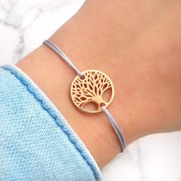 Armband „Tree of Life“ , Lebensbaum , Familienarmband, schlichtes Armband mit Lebensbaum , Geschenk , Freundschaftsarmband