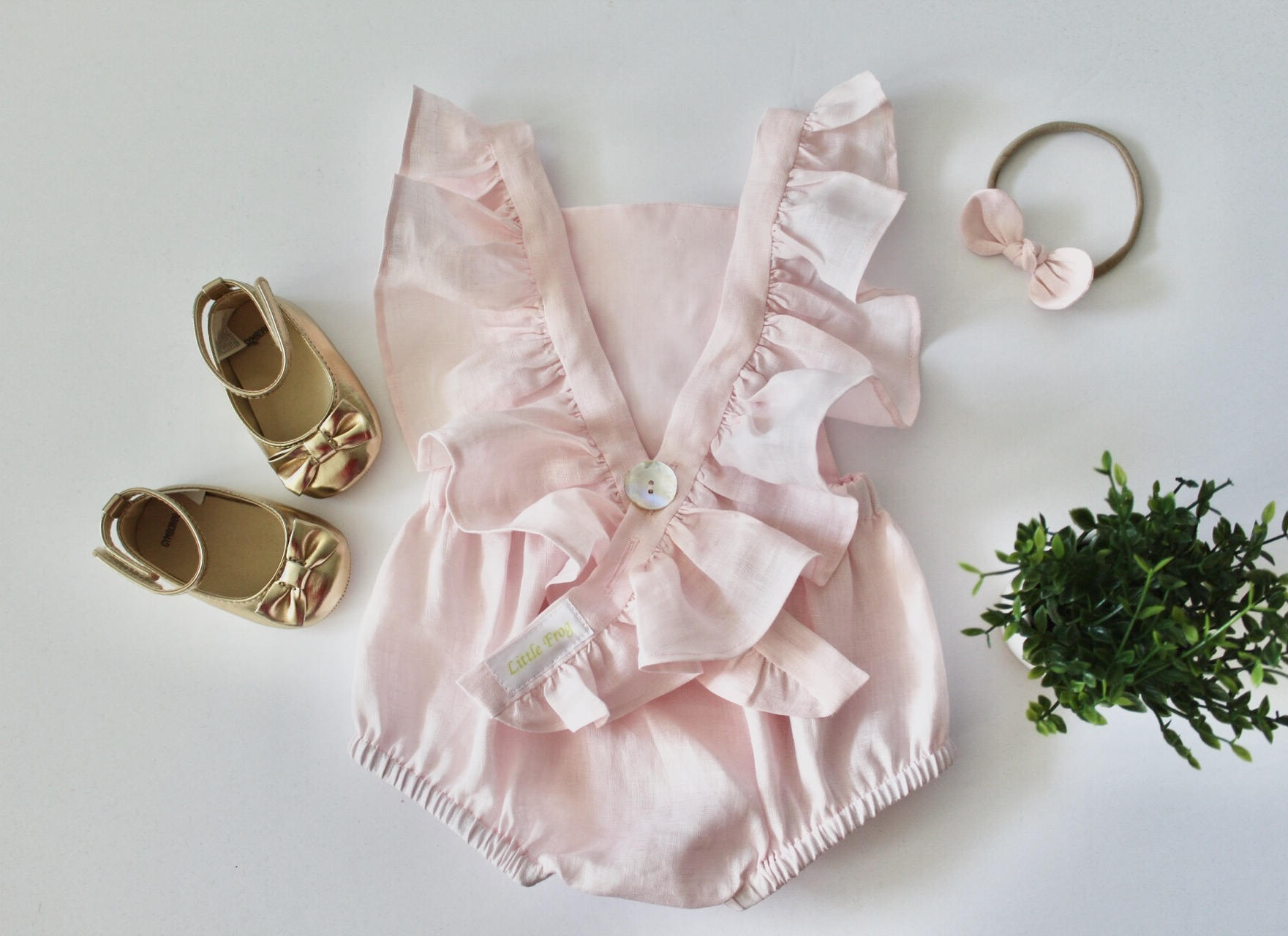 0m-5T Romper, Pink Romper, Photography Prop, Newborn Photo Props, Bab…