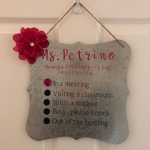 Office/Classroom &quot;Where Am I&quot; Sign