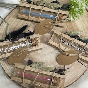 Geldgeschenk verpackung Wunscherfüller | Geschenkverpackung Geld Geburtstag - Taufe - Kommunion - Hochzeit | Geschenkidee hochzeit