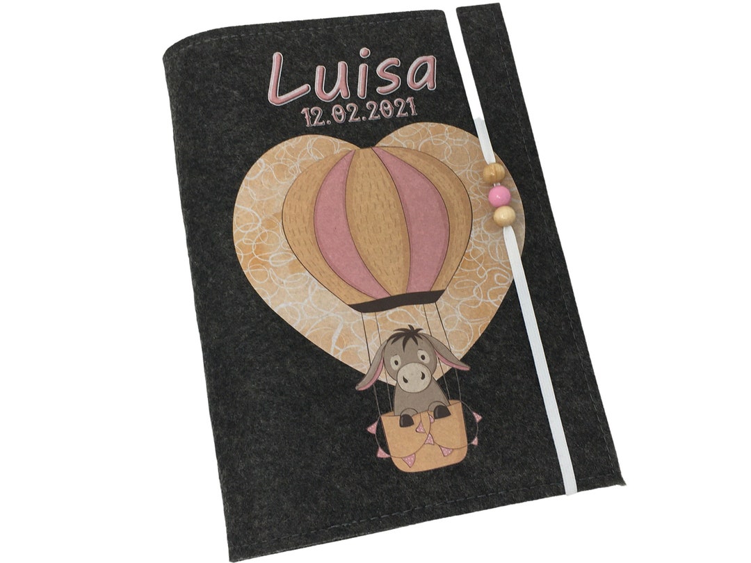 Custodia Per Libretto Di Maternità In Feltro - Portadocumenti Eco Con Scomparti Per Ecografie E Documenti - Foto 5