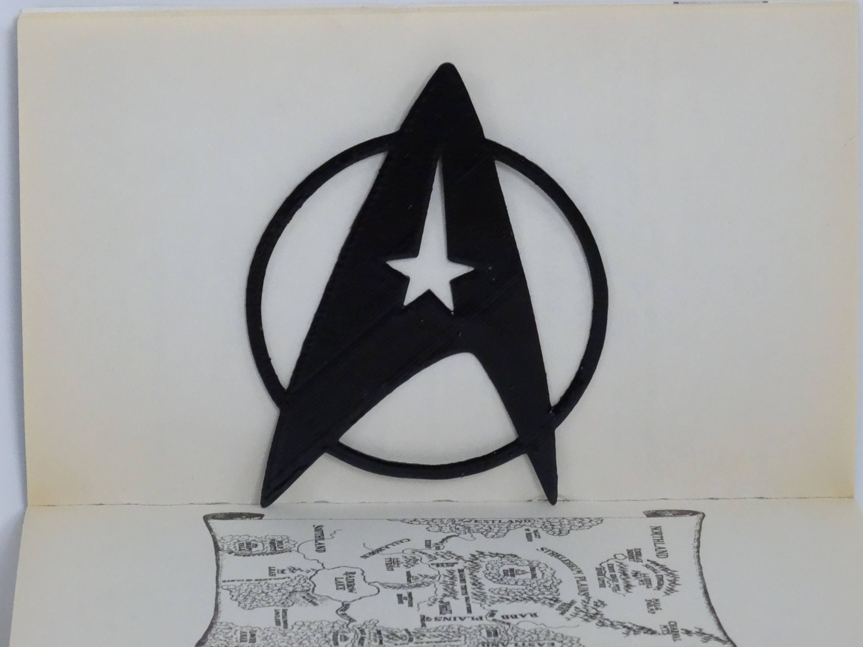 Star Trek Starfleet Insignia Bookmark - Etsy