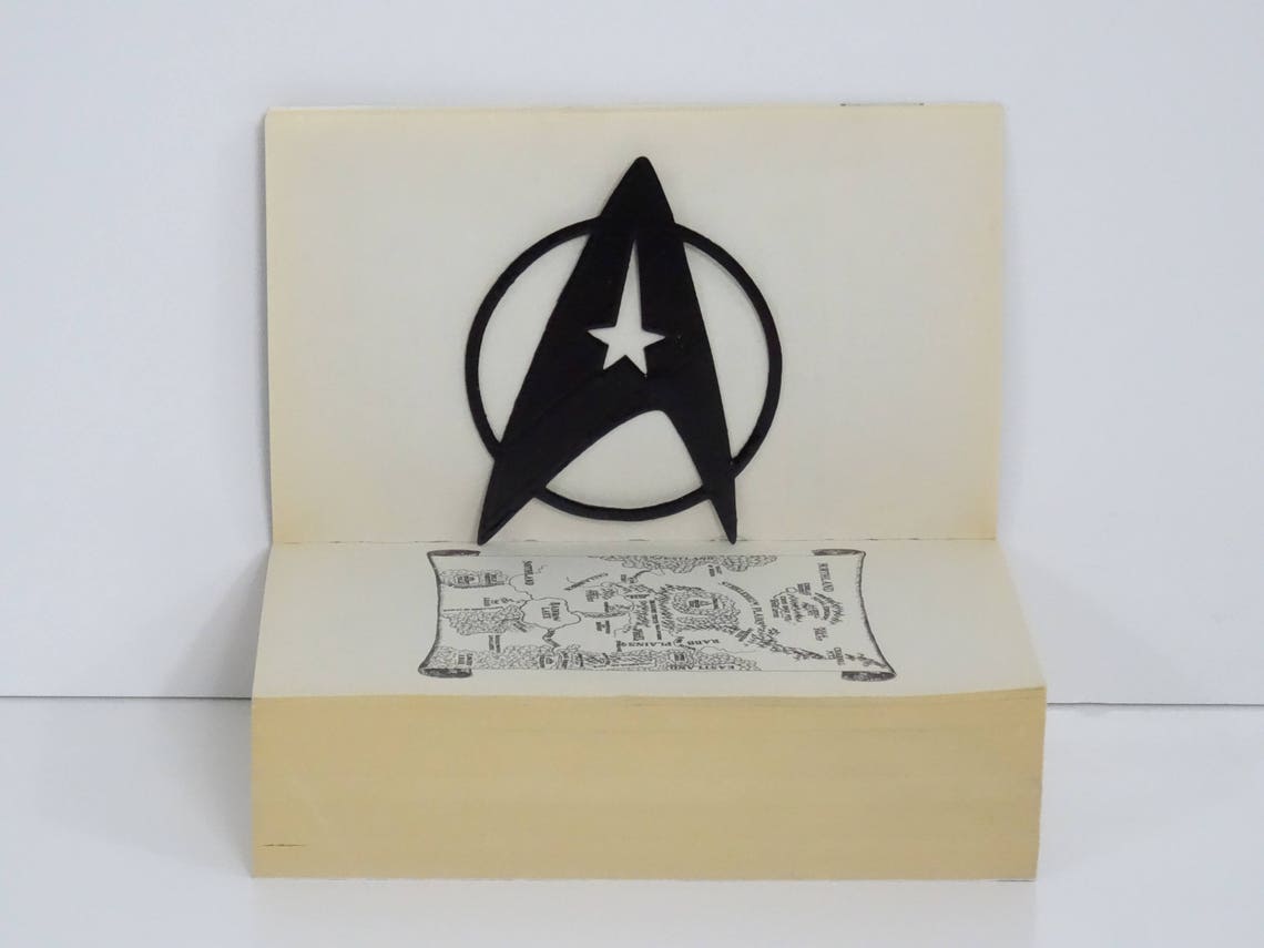 Star Trek Starfleet Insignia Bookmark | Etsy