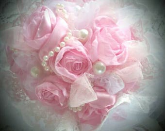Bouquet de roses shabby chic