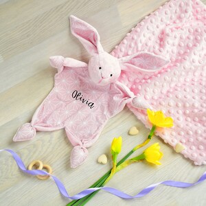 personalised bunny comforter