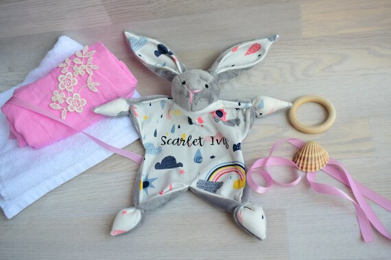 personalised bunny comforter