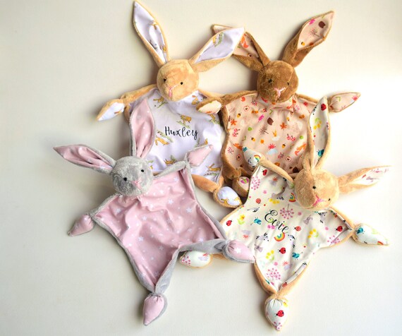 personalised bunny comforter