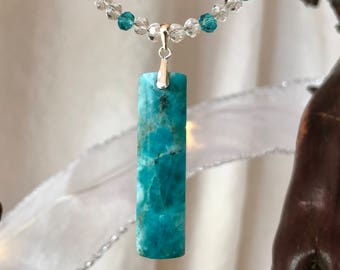 Apatite Pendant Necklace