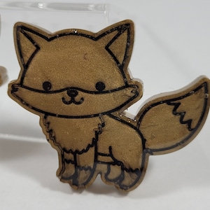 Cute fox magnet / fox decoration / fridge magnets / kawaii housewarming gift / forest woodland gift for her / animal magnet / gift for him