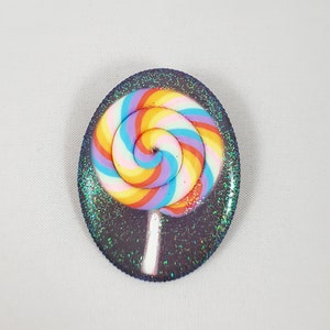 Lolly broche / eten broche / kawaii broche / broche pin / eten sieraden / miniatuur eten / lolly sieraden