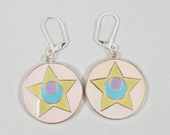 Star earrings / star jewelry / celestial earrings / magic earrings / celestial jewelry / cute earrings / pastel earrings / anime earrings