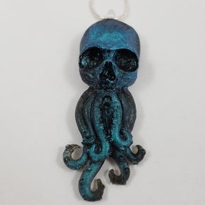 Collana Cthulhu / collana con teschio tentacolare / gioielli cthulhu / collana fantasy / collana gotica / collana kraken / regalo del mondo accademico oscuro