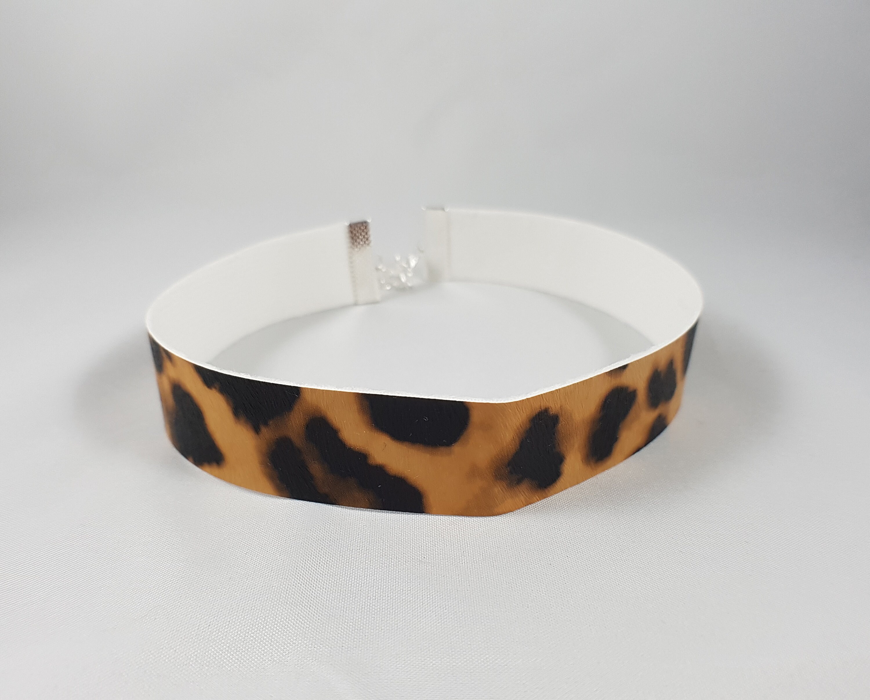 Collier Léopard Panthère Ras Du Cou - Cristal Et Chaîne - Neuf Sans Emballage