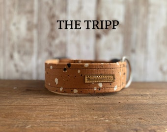 Boho Dog Collar // Burnt Orange Unisex Collar // The Tripp : Nylon Dog Collar