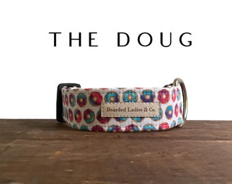 Multicolored Donut Dog Collar // The Doug : Everyday Adjustable Dog Collar