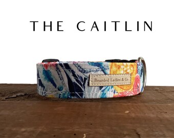 Pink and Yellow Floral Dog Collar // The Caitlin: Everyday Floral Collar