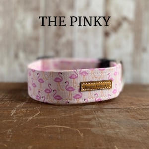 Pink Flamingo Dog Collar // The Pinky : Summer Adjustable Dog Collar