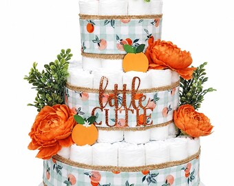Little Cutie Baby Shower | a little cutie is on way | Cutie Baby shower | Gender Neutral | Diaper Cake