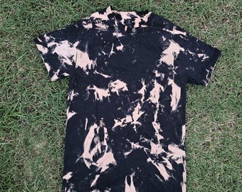 Bleached Tee |  Bleached t-shirt | Rock Shirt | Grunge Teen Clothing | Blank shirt | Bleached t-shirt | Bleached Blank shirt | grunge shirt