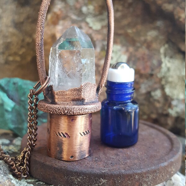 Avatar Quartz Copper Keepsake Necklace