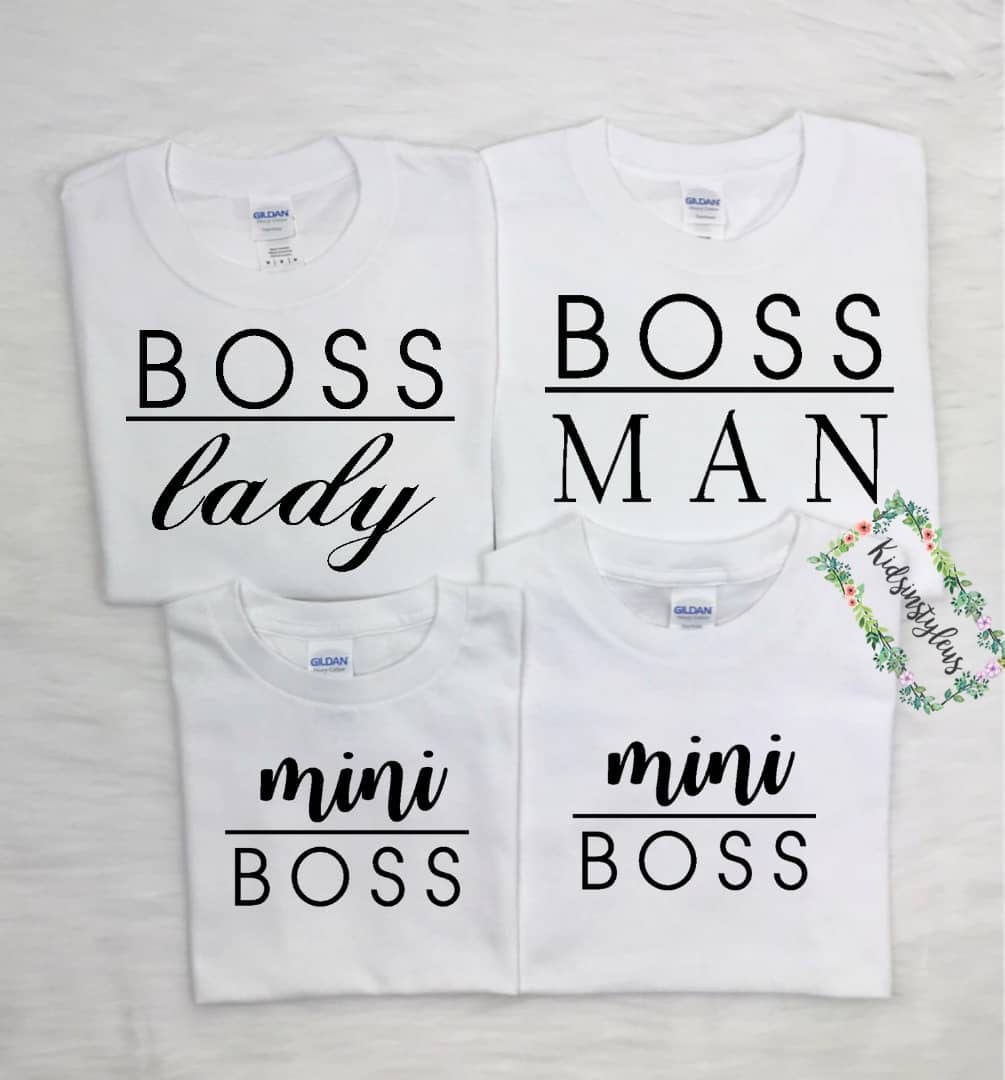 Family Shirts, Family Custom Shirts, Family Vacation Shirts, Boss Lady Shirt, Boss Man Shirts, Mini Boss Shirts, Custom Shirts, Adult Shirt, image size:1005x1080
