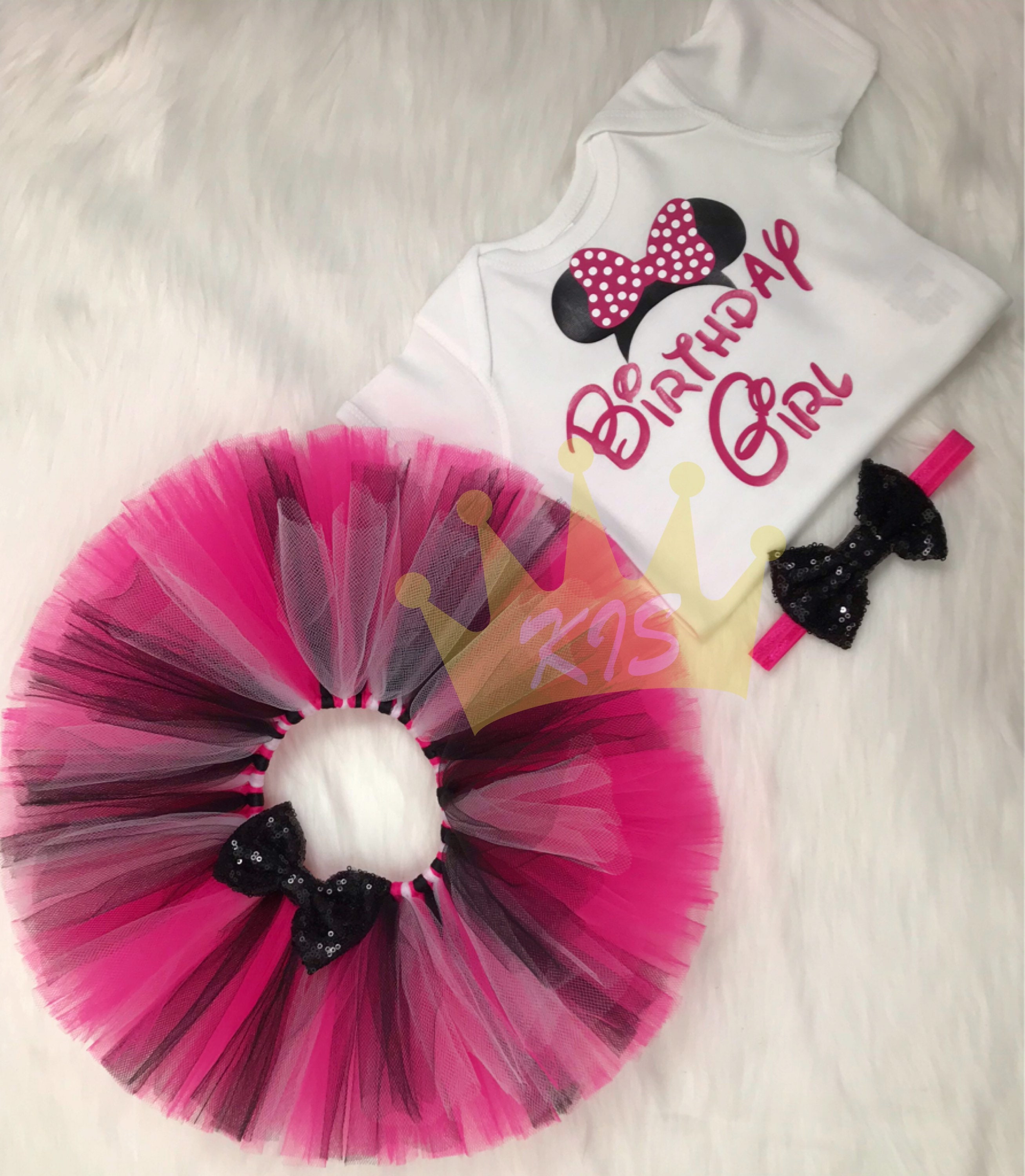 Minnie Mouse Birthday Outfit, Disney Outfit, Minnie Mouse Tutu Set ...