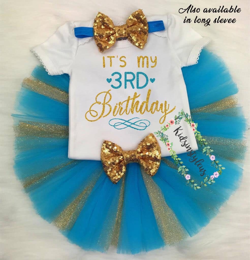 One Birthday Outfit 3PSC main image 1