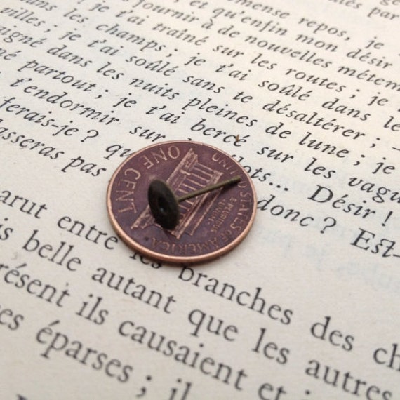 30 Pcs Earring Base Setting Antique Bronze Ornate Vintage Style Ring Base Jewelry Supplies S003