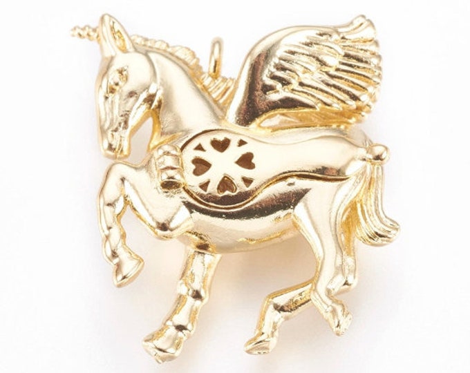 Very Rare Antique Brass Candle Snuffer Unicorn Head With Wooden Handle