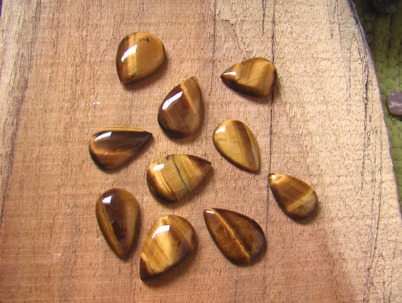 Awesome Yellow Tiger Eye Cabochon Natural Yellow Tiger Eye Gemstone High Quality Tiger Eye Loose Stone For Jewelry