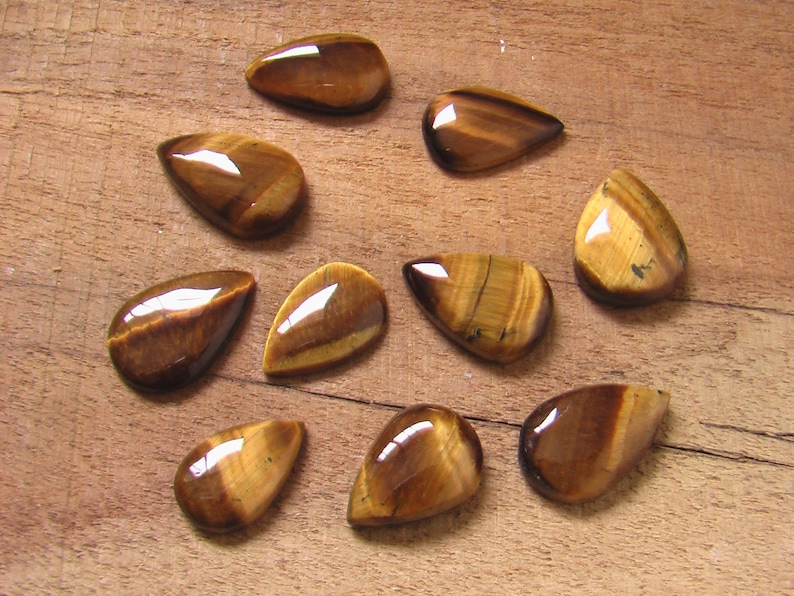 Awesome Yellow Tiger Eye Cabochon Natural Yellow Tiger Eye Gemstone High Quality Tiger Eye Loose Stone For Jewelry