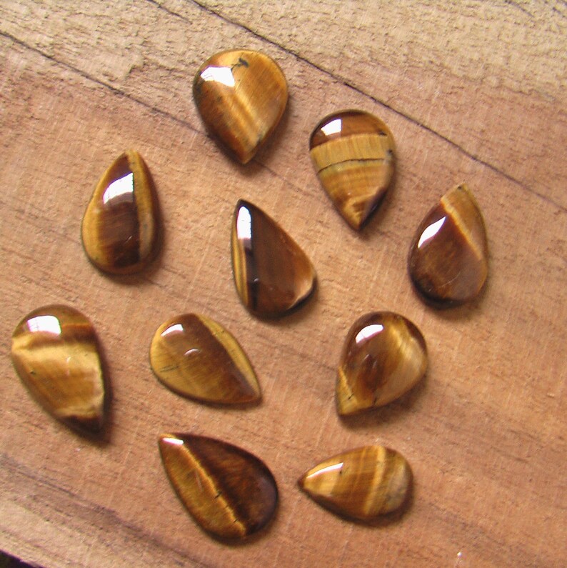 Awesome Yellow Tiger Eye Cabochon Natural Yellow Tiger Eye Gemstone High Quality Tiger Eye Loose Stone For Jewelry