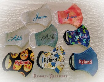 Personalized Facemasks Made to Order: Filter Pocket and Nose Wire
