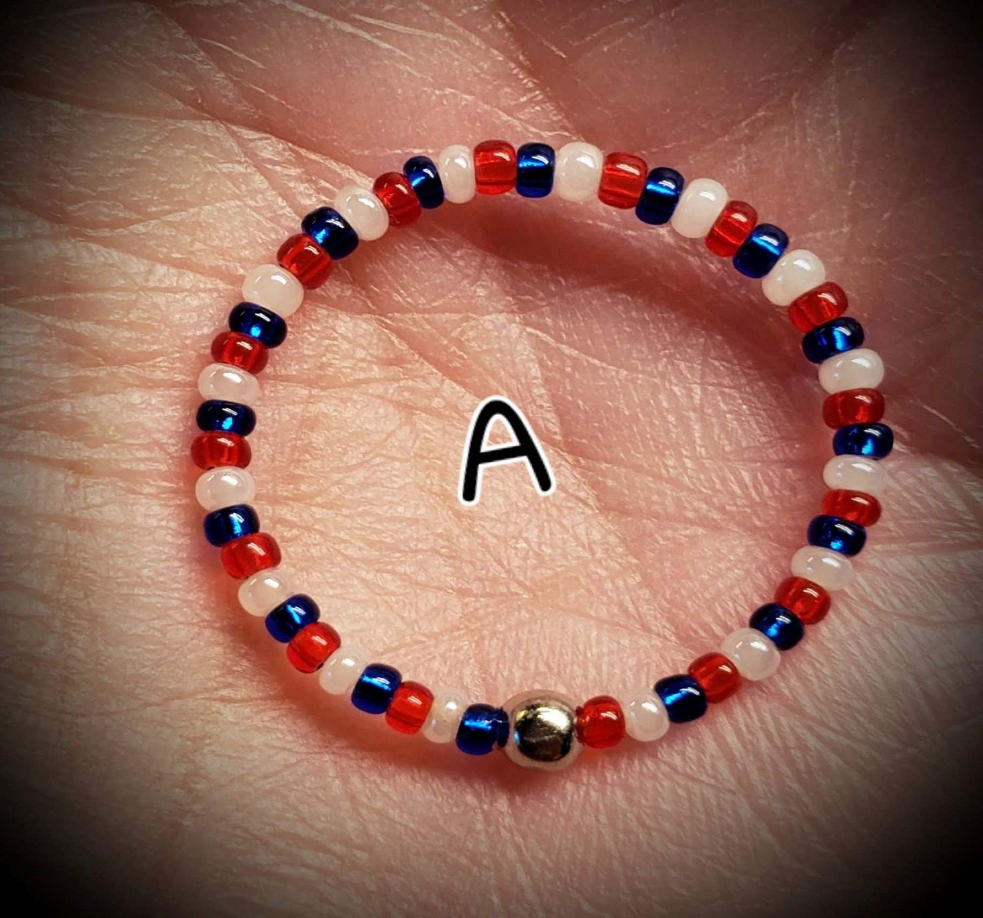 Beaded Stretch Rings for XL Hands Perfect for mechanics or arthritis