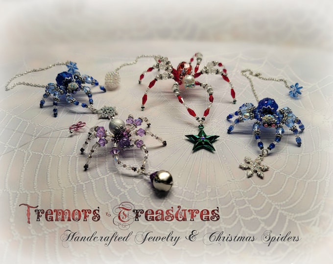Made to Order Christmas Spiders | Christmas Spider Legend | Lucky Suncatcher | Farmhouse Decor | Whimsical Gift | Handmade in USA