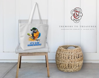 Party Parrot Fun Tote: Reusable Shopping Bag