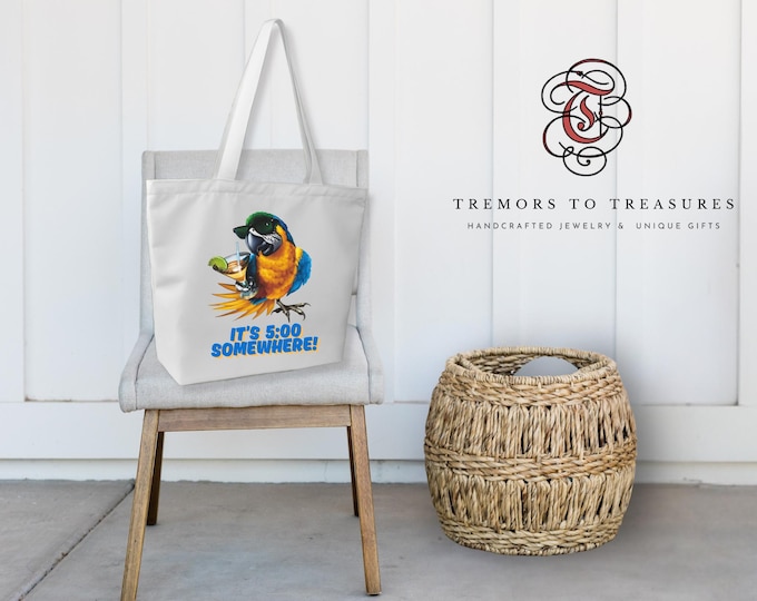 Party Parrot Fun Tote: Reusable Shopping Bag