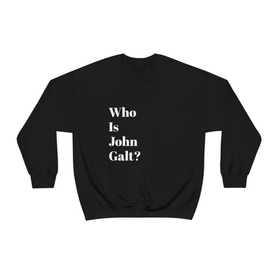 Buy John Galt Crewneck Sweatshirt Online in India Etsy