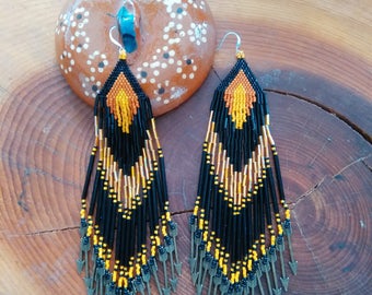 Native American Earrings, Cherokee Made, tsalagi