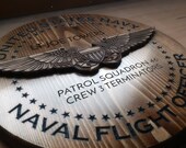 Custom US Naval Flight Officer (NFO) Plaque - Military Signs and Veteran Gifts - Veteran-made in the USA