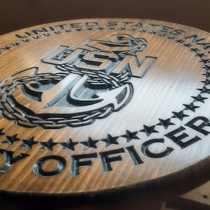 Custom US Navy Chief Petty Officer Plaques - Veteran-made in the USA