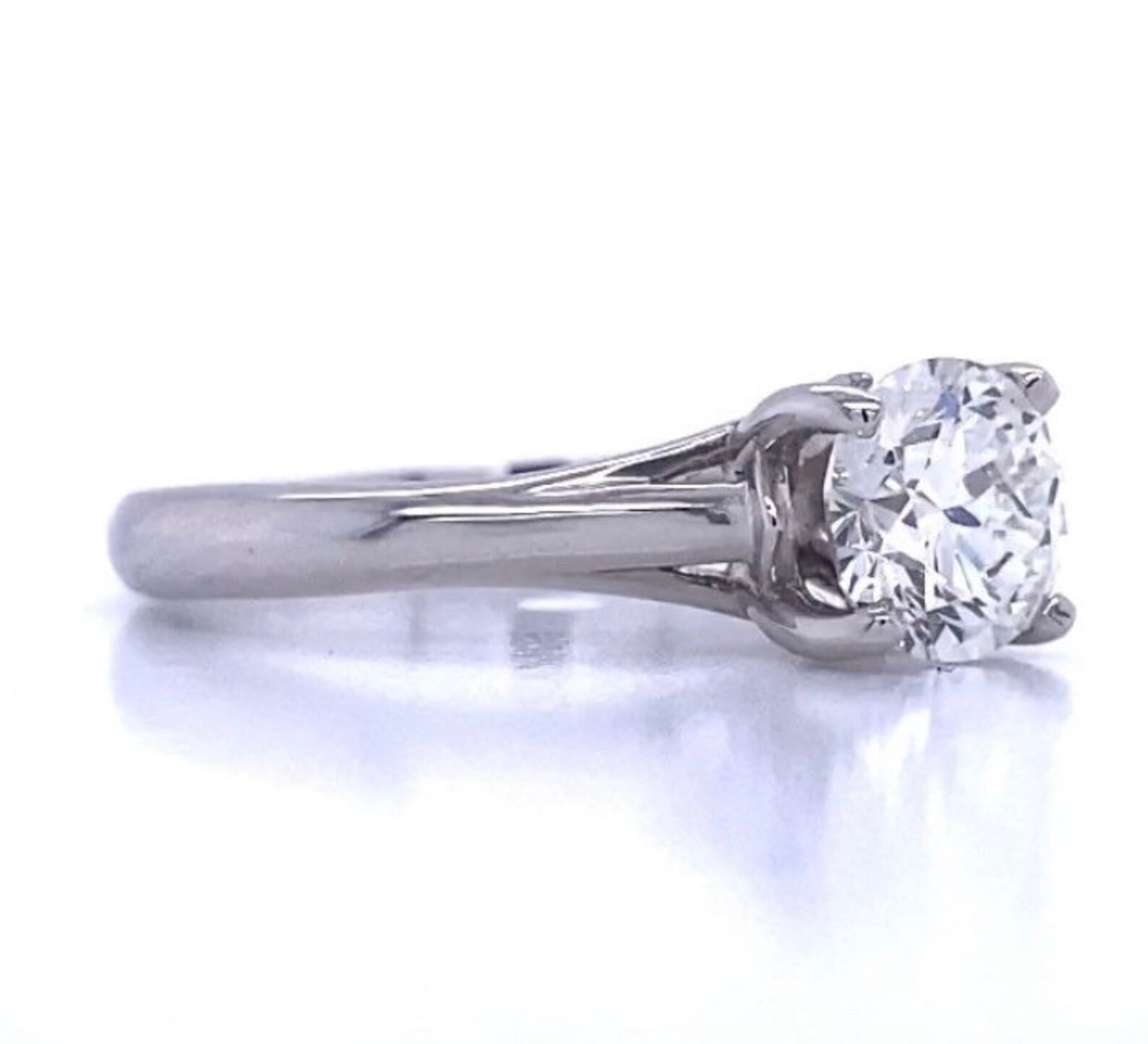 New Platinum 1.01ct Lab Grown Diamond Solitaire Engagement Etsy