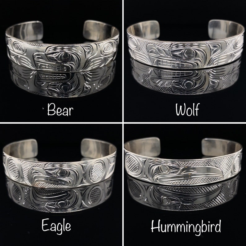 NORTHWEST COAST First Nations WOLF Bracelet 3/8 14k Gold & Etsy