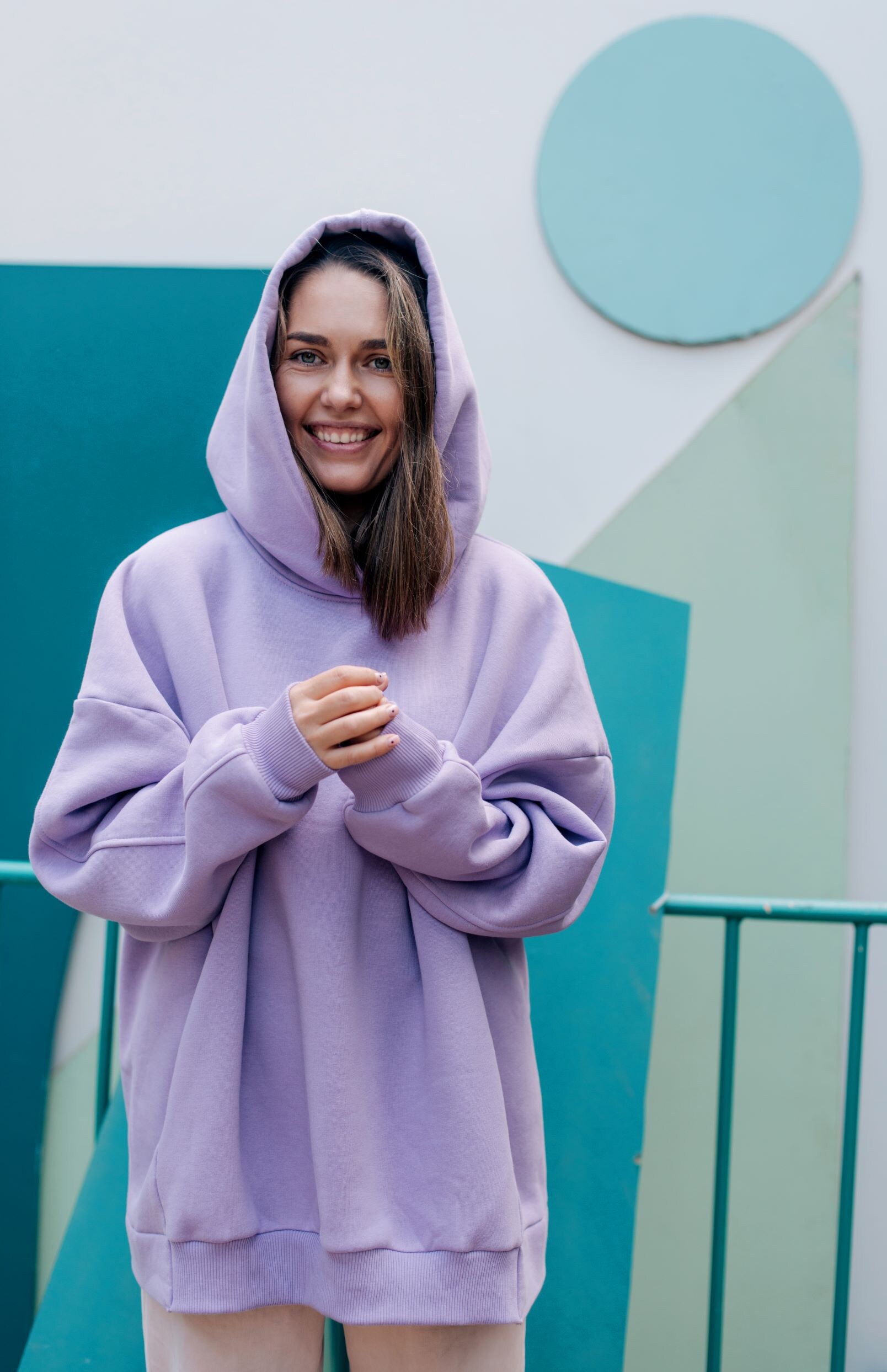 Lilac Unisex Oversized Hoodie Warm Sweatshirt With Hood - Etsy