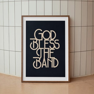 The Courteeners - 'Not Nineteen Forever' Print / The Courteeners - 'God Bless The Band' Print