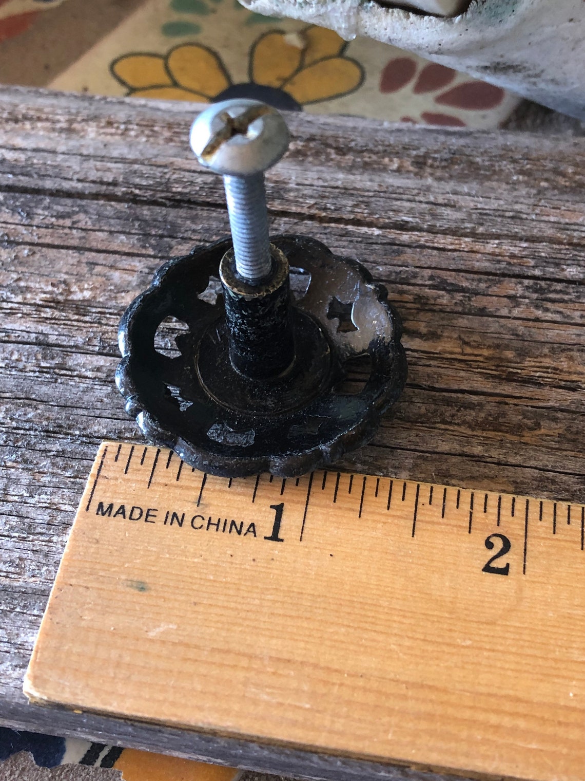 Vintage Basket Weave Brass Set of Two Drawer Pulls Etsy