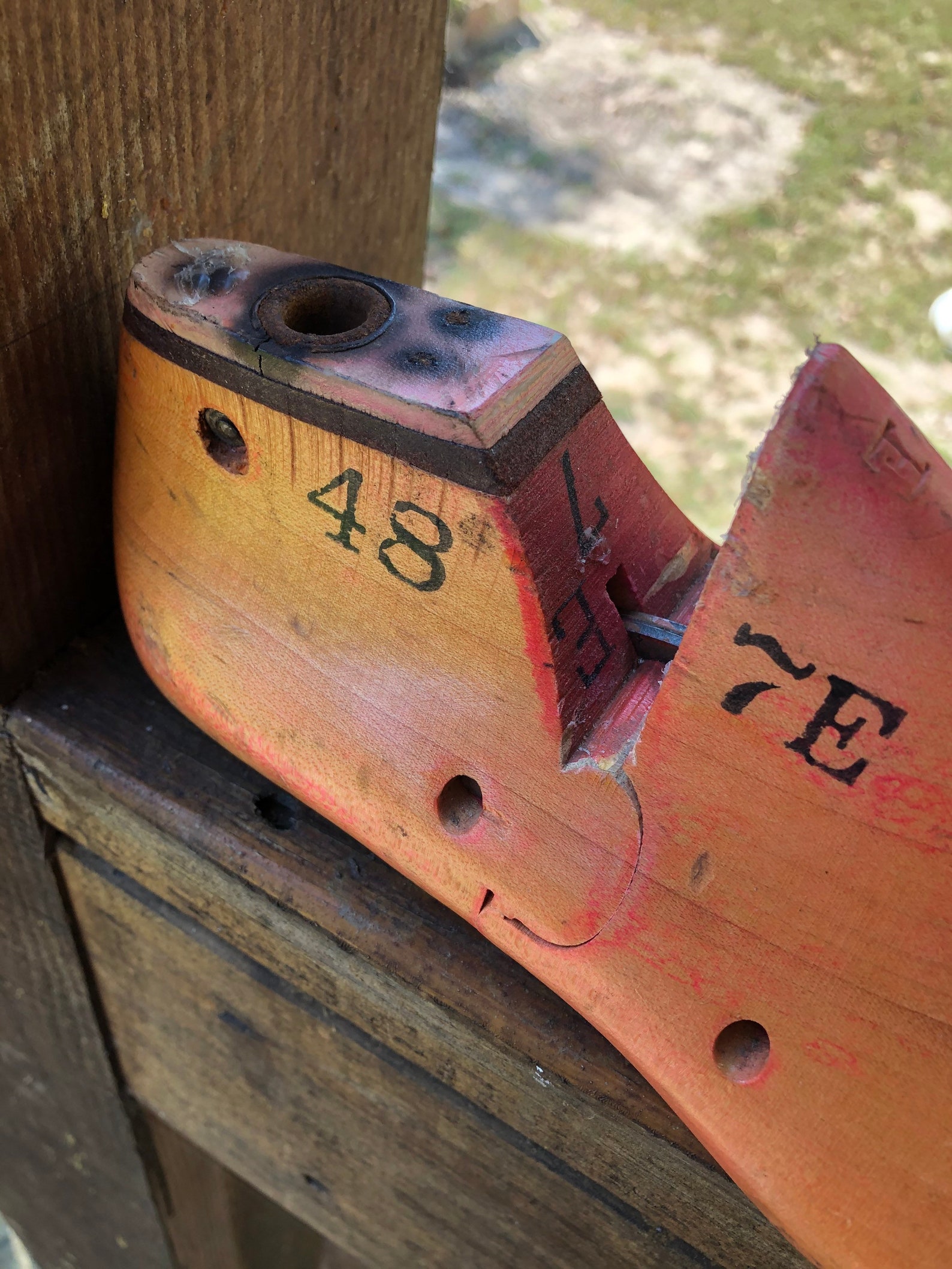 Vintage Wood Cobbler Shoe Mold Size 7 E Euro 48 Perfect for Etsy