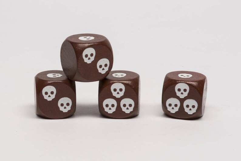 Skull dice of death Etsy