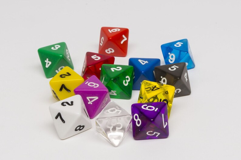 8sided dice Etsy