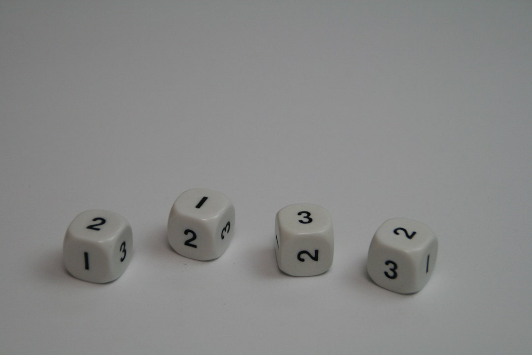 123 Dice one Die Etsy